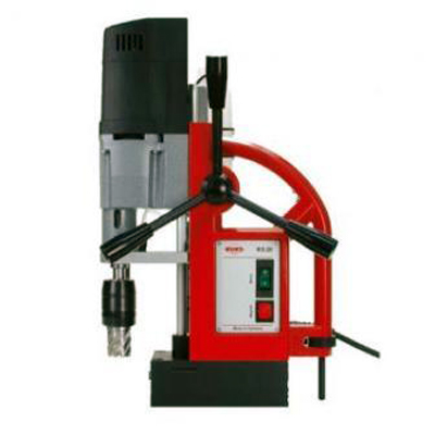 Drilling machine table with magnetic metals